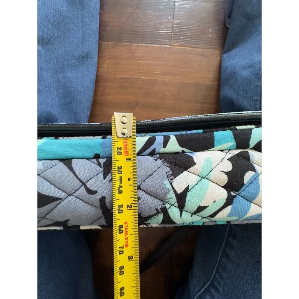 Vera Bradley Camofloral Crossbody Purse Turnlock Quilted Women's Bag - Picture 5 of 9